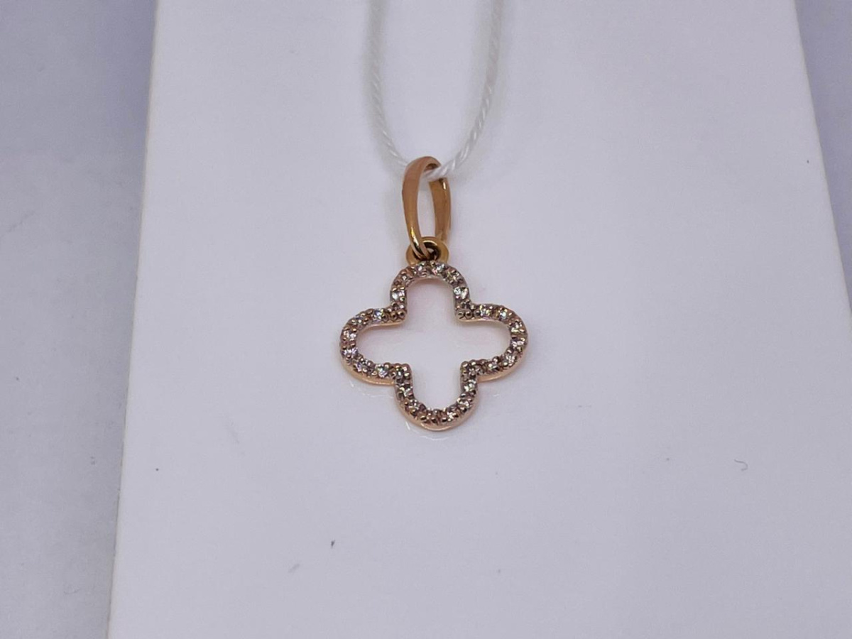 ПОДКМИ585 ПОДВЕСКА С КАМНЯМИ (Au 585)