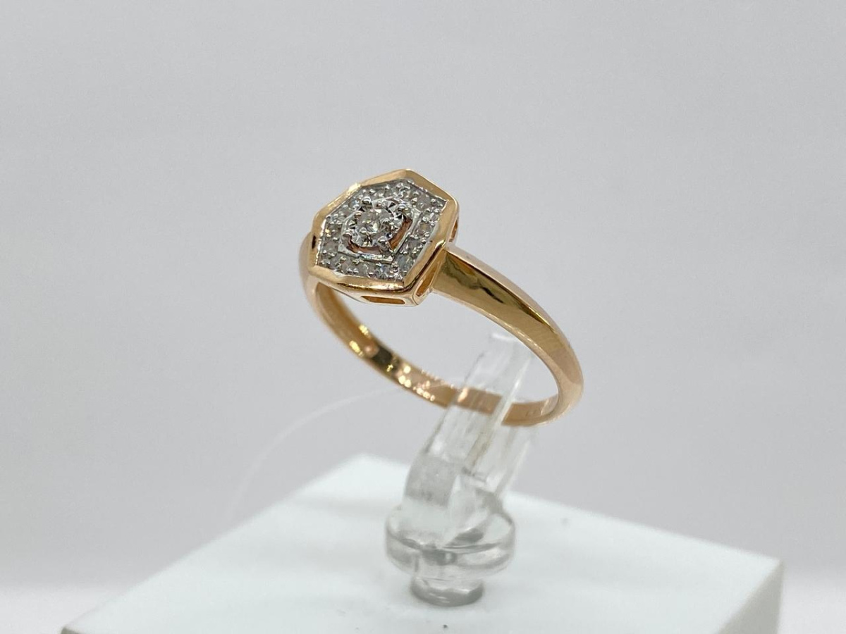 КОЛЬЦО БРИЛЛИАНТ (Au 585)