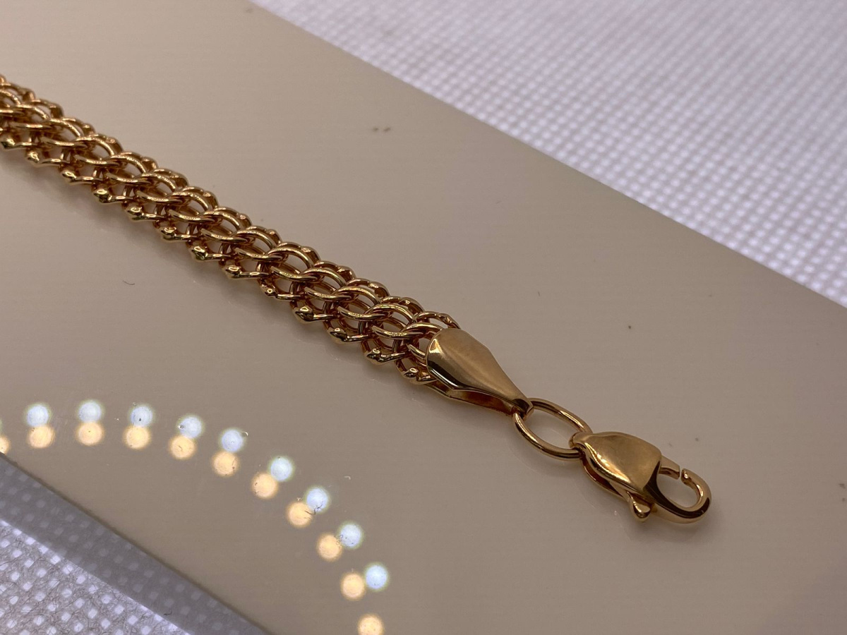 БРАСЛЕТ ПУСТОТЕЛЫЙ Итальянка (Au 585)