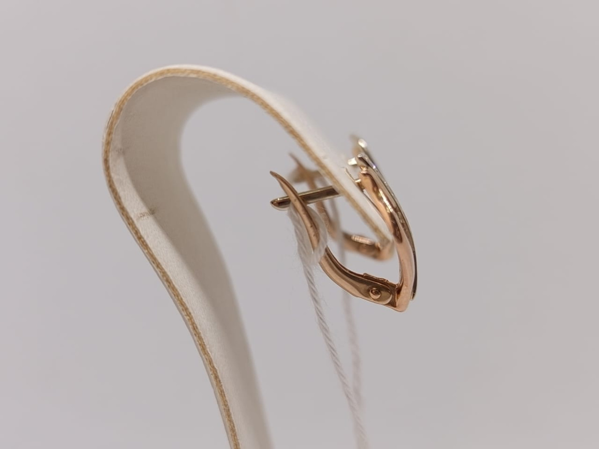 СКМИ585 СЕРЬГИ С КАМНЯМИ (Au 585)