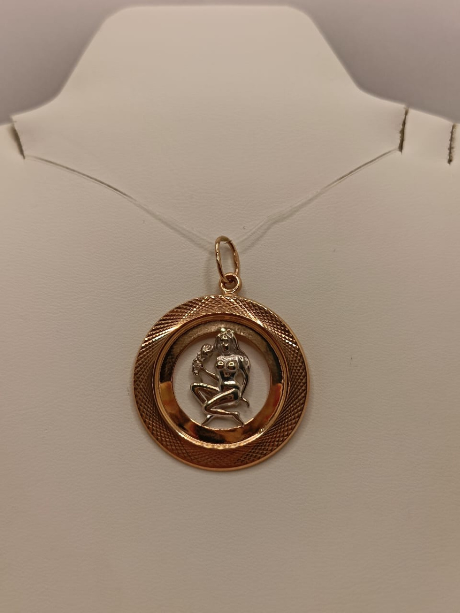 5642А/дева ПОДВЕСКА ЗНАК ЗОДИАКА ДЕВА (Au 585) 5642А/дева ПОДВЕСКА ЗНАК ЗОДИАКА ДЕВА (Au 585)