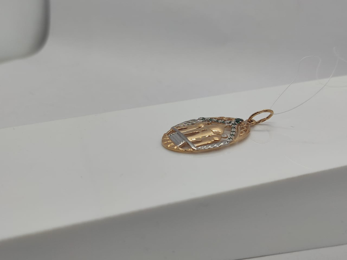 ПОДВЕСКА МЕЧЕТЬ с камнями (Au 585)