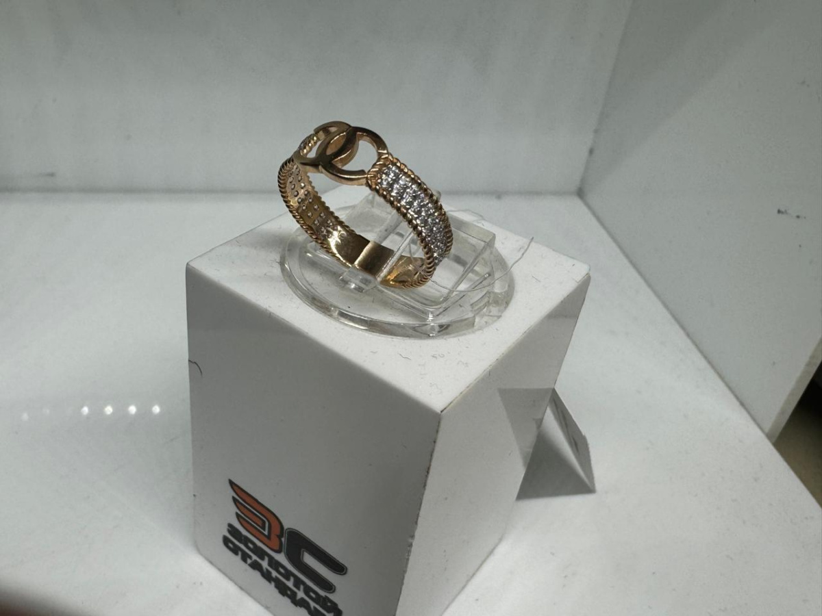 КОЛЬЦО С КАМНЯМИ (Au 585) КОЛЬЦО С КАМНЯМИ (Au 585)