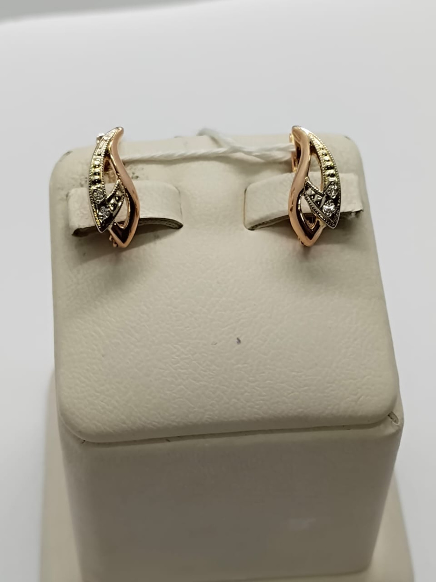 СЕРЬГИ С КАМНЯМИ (Au 585)