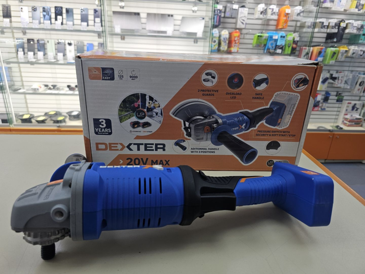 Угловая шлифмашина Dexter 20VAG2-125.1