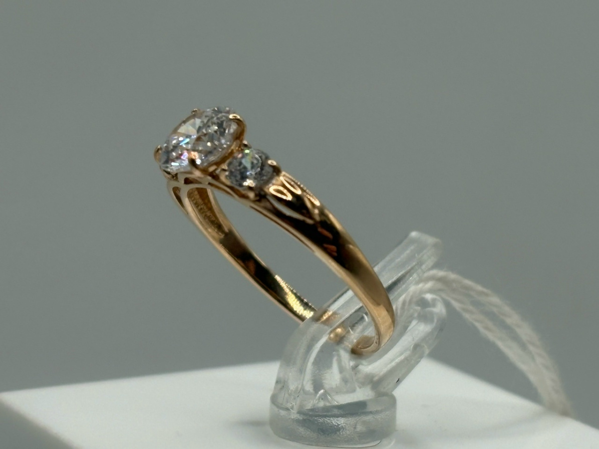 КОЛКМИ585 КОЛЬЦО С КАМНЯМИ (Au 585)