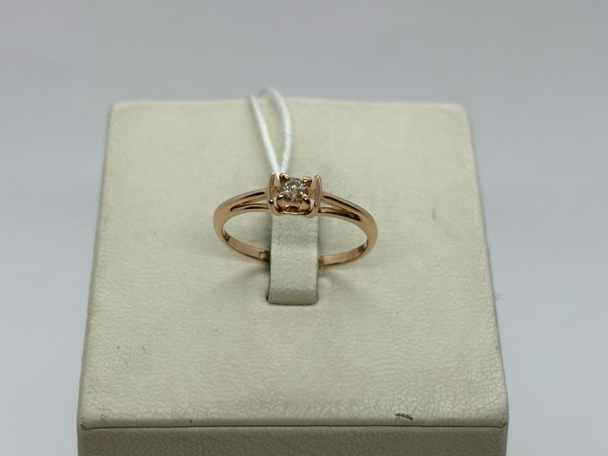 КОЛЬЦО БРИЛЛИАНТ Au 585