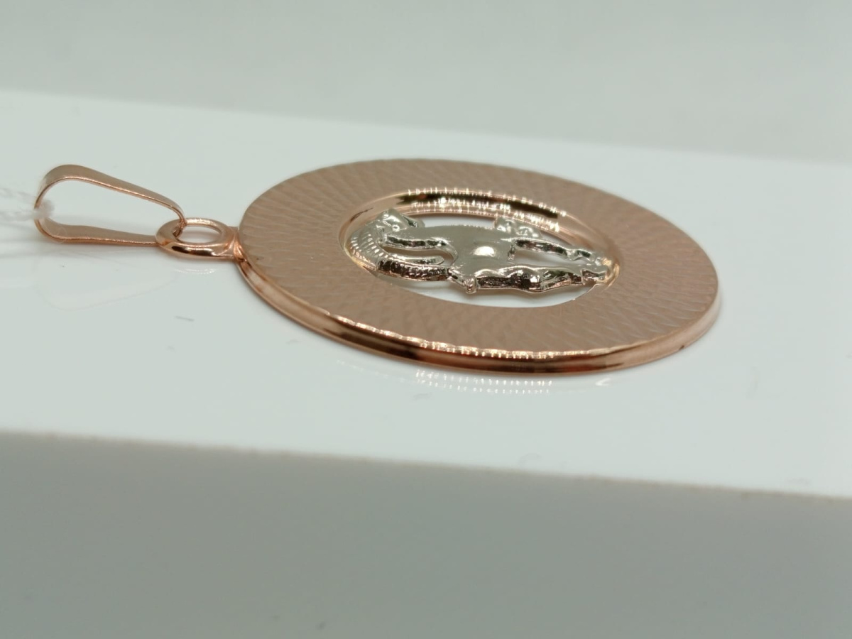 КрБПАкоз ПОДВЕСКА ЗНАК ЗОДИАКА КОЗЕРОГ (Au 585)