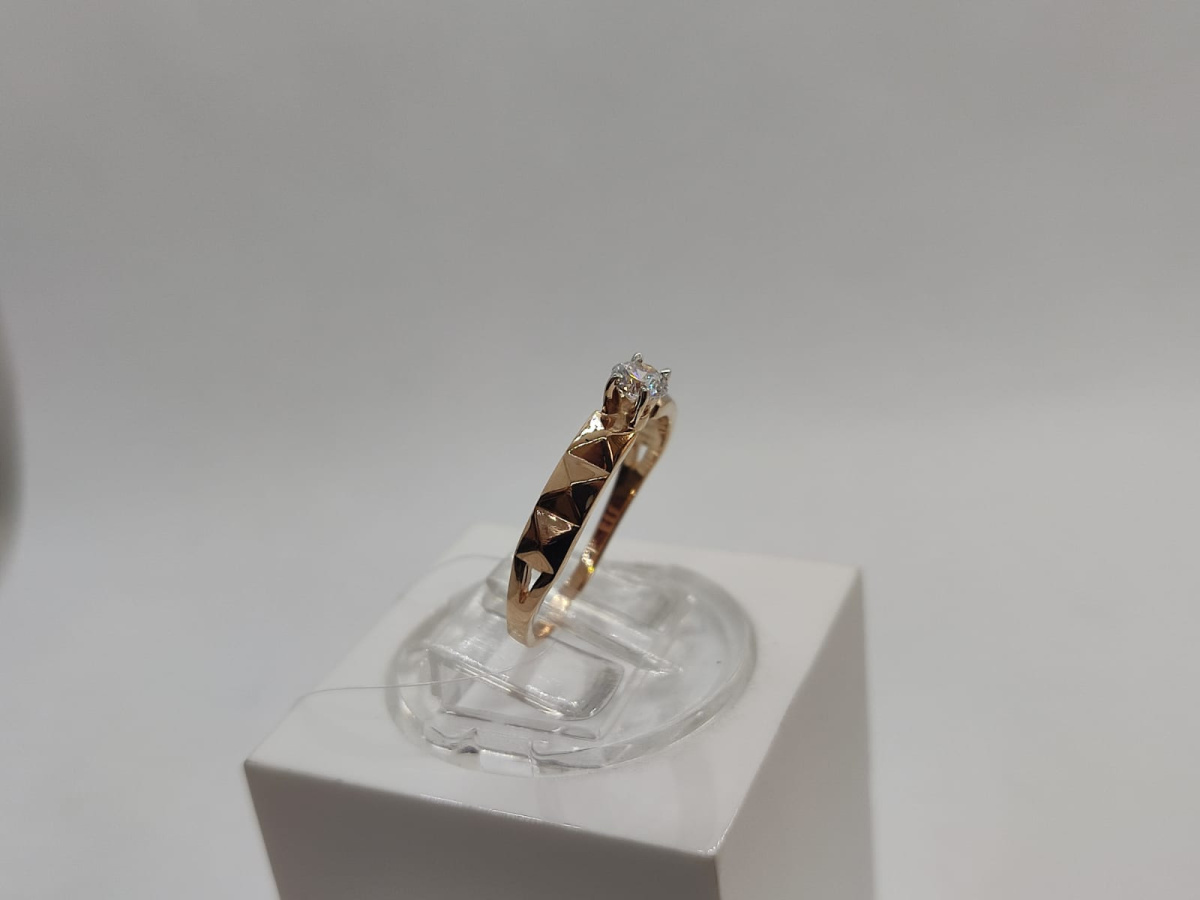 КОЛЬЦО С КАМНЕМ (Au 585)