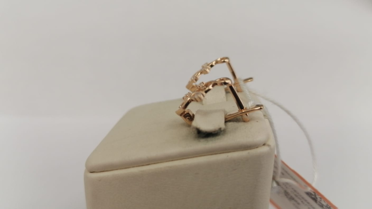 СЕРЬГИ С КАМНЯМИ (Au 585)