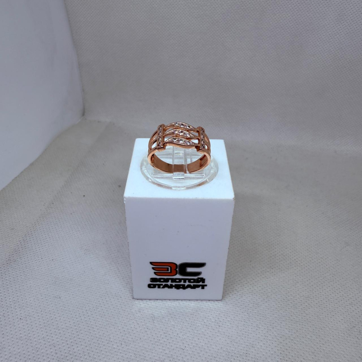 КОЛКМИ585 КОЛЬЦО С КАМНЯМИ (Au 585)