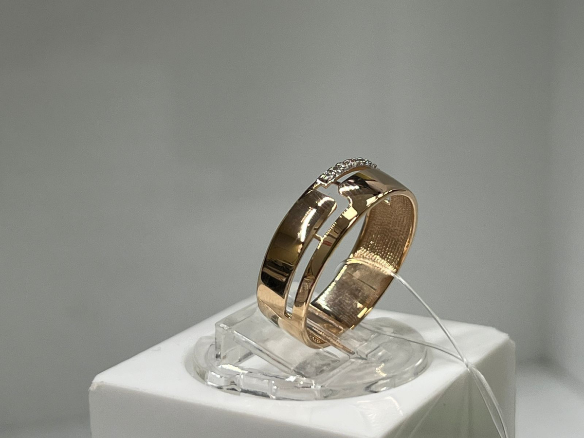 КОЛЬЦО С КАМНЯМИ (Au 585) КОЛЬЦО С КАМНЯМИ (Au 585)