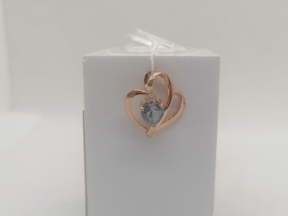 ПОДВЕСКА С КАМНЯМИ (Au 585)