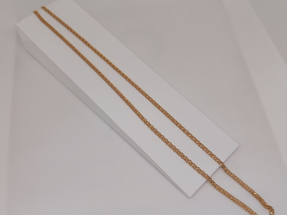 ЦЕПЬ ПОЛНОВЕСНАЯ Ромб двойной (Au 585)