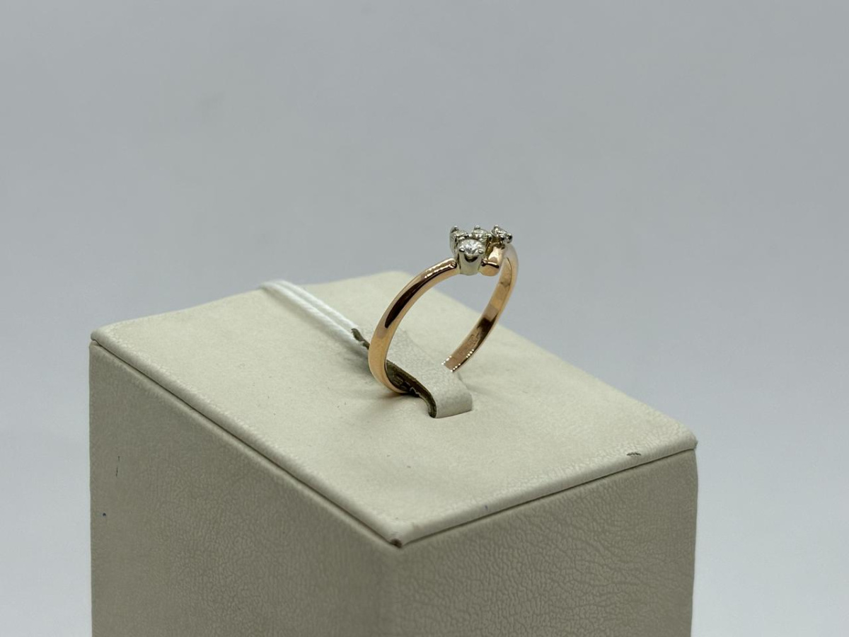 КОЛЬЦО БРИЛЛИАНТ Au 585