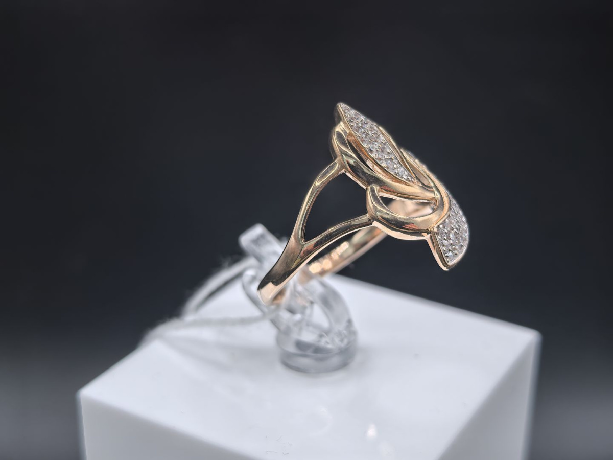 КОЛКМИ585 КОЛЬЦО С КАМНЯМИ (Au 585)