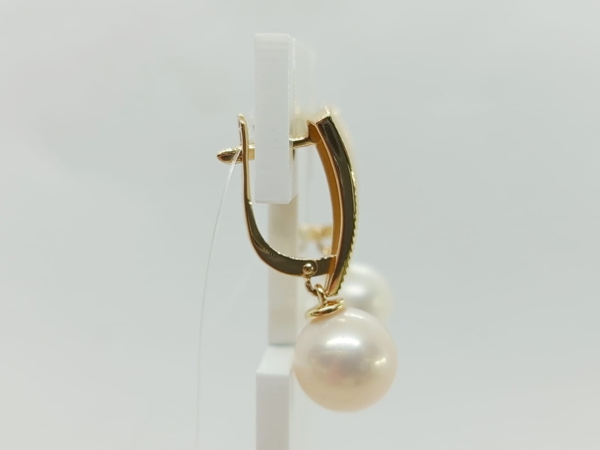 СЕРЬГИ ЖЕМЧУГ (Au 585)