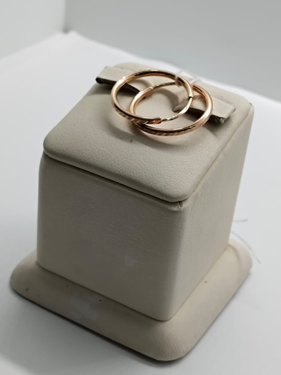 А 021004 СЕРЬГИ КОНГО (Au 585)