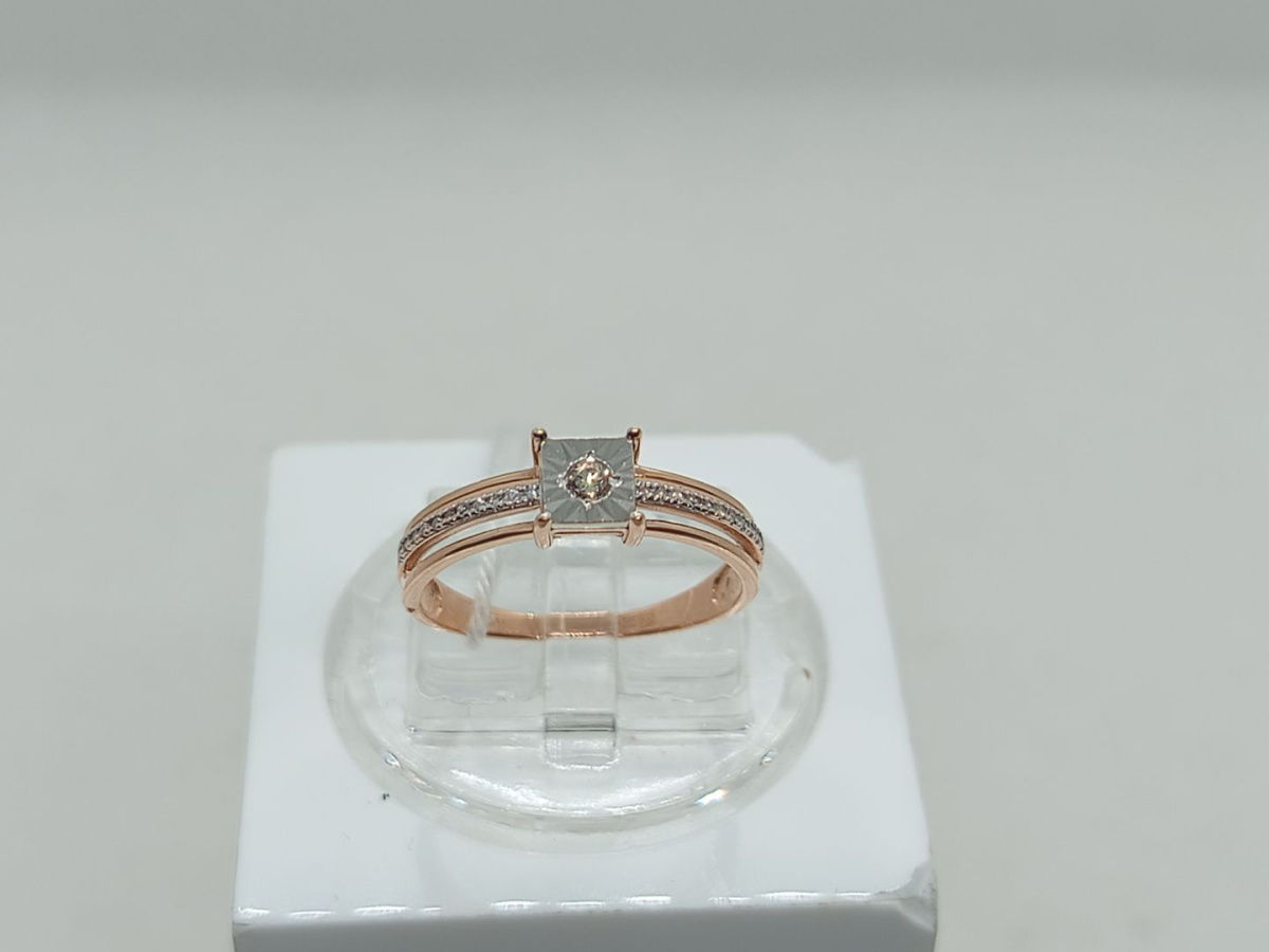 КОЛЬЦО БРИЛЛИАНТ Au 585