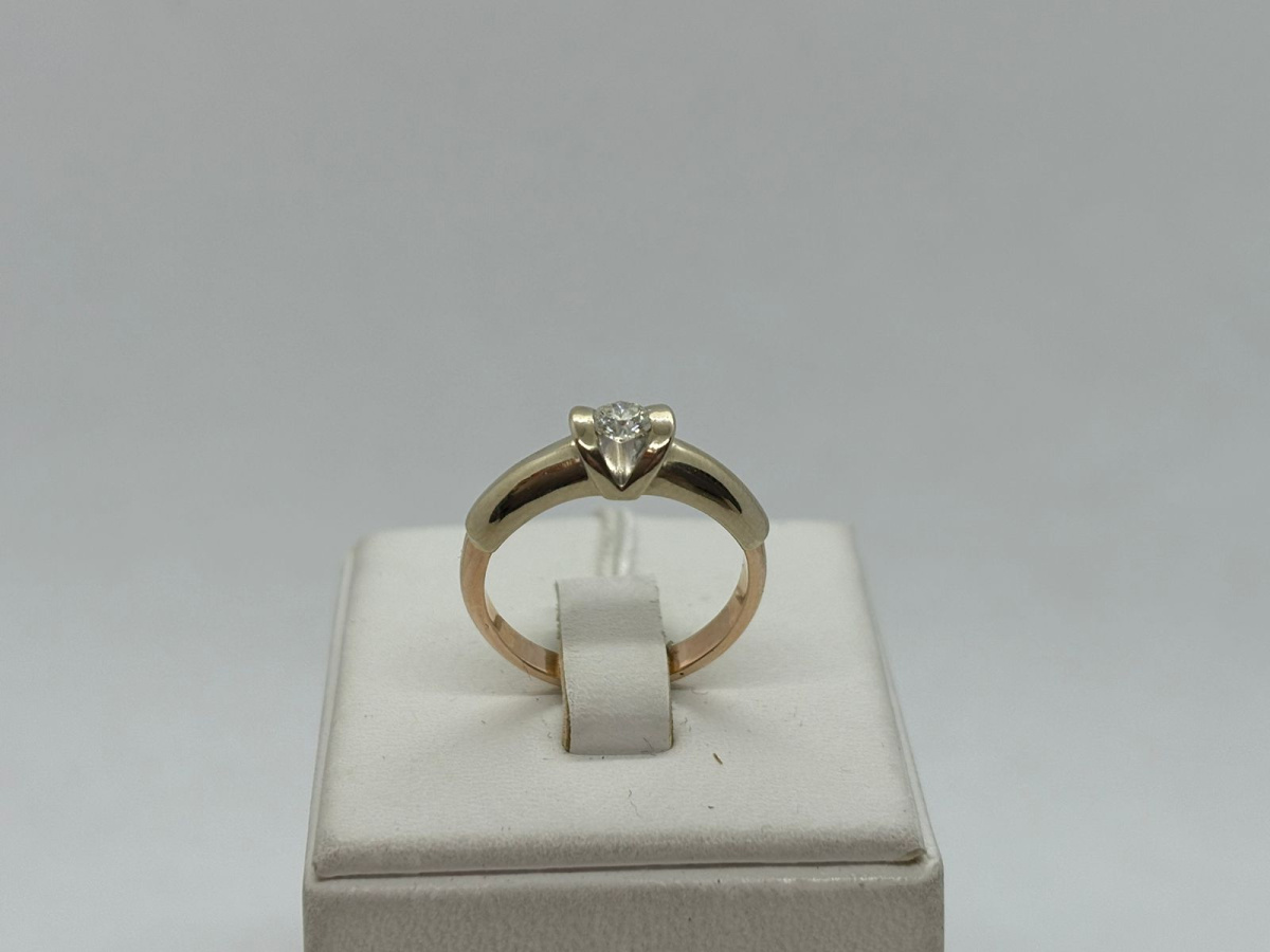 КОЛЬЦО БРИЛЛИАНТ Au 585