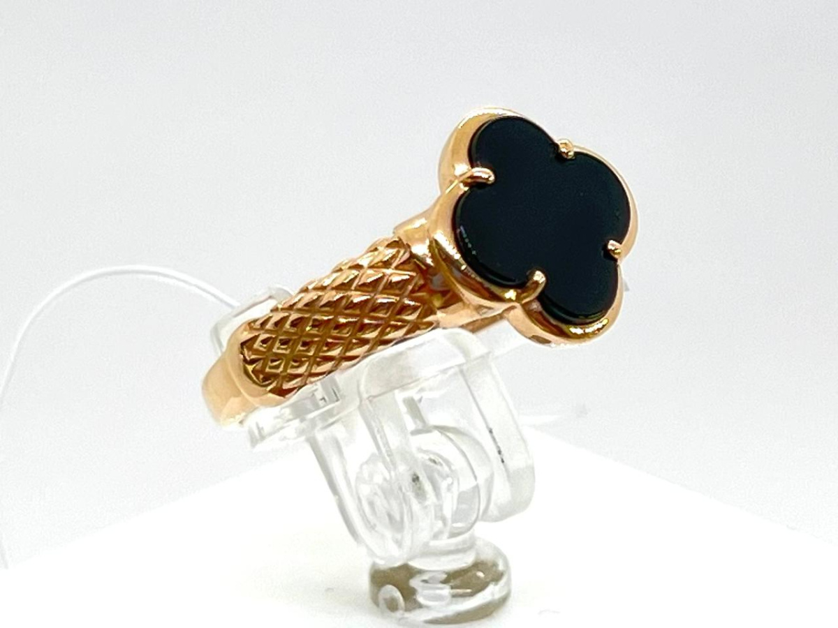 к4480V79 КОЛЬЦО С КАМНЕМ (Au 585)