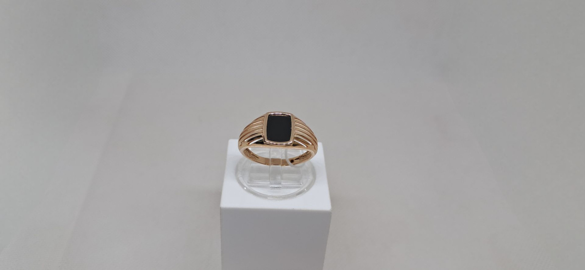 ПЕЧАТКА С КАМНЕМ (Au 585)