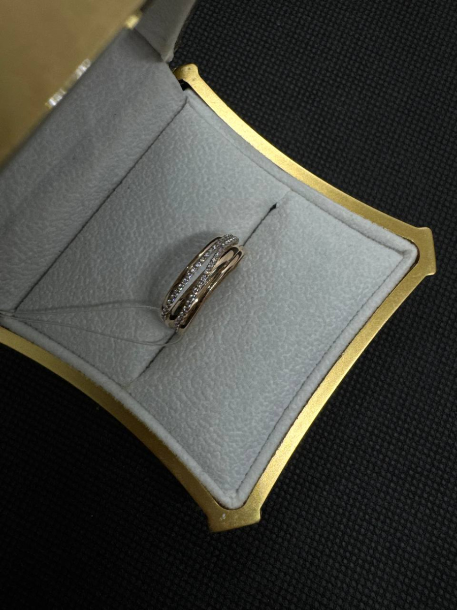 015331-1102 КОЛЬЦО С КАМНЯМИ (Au 585)