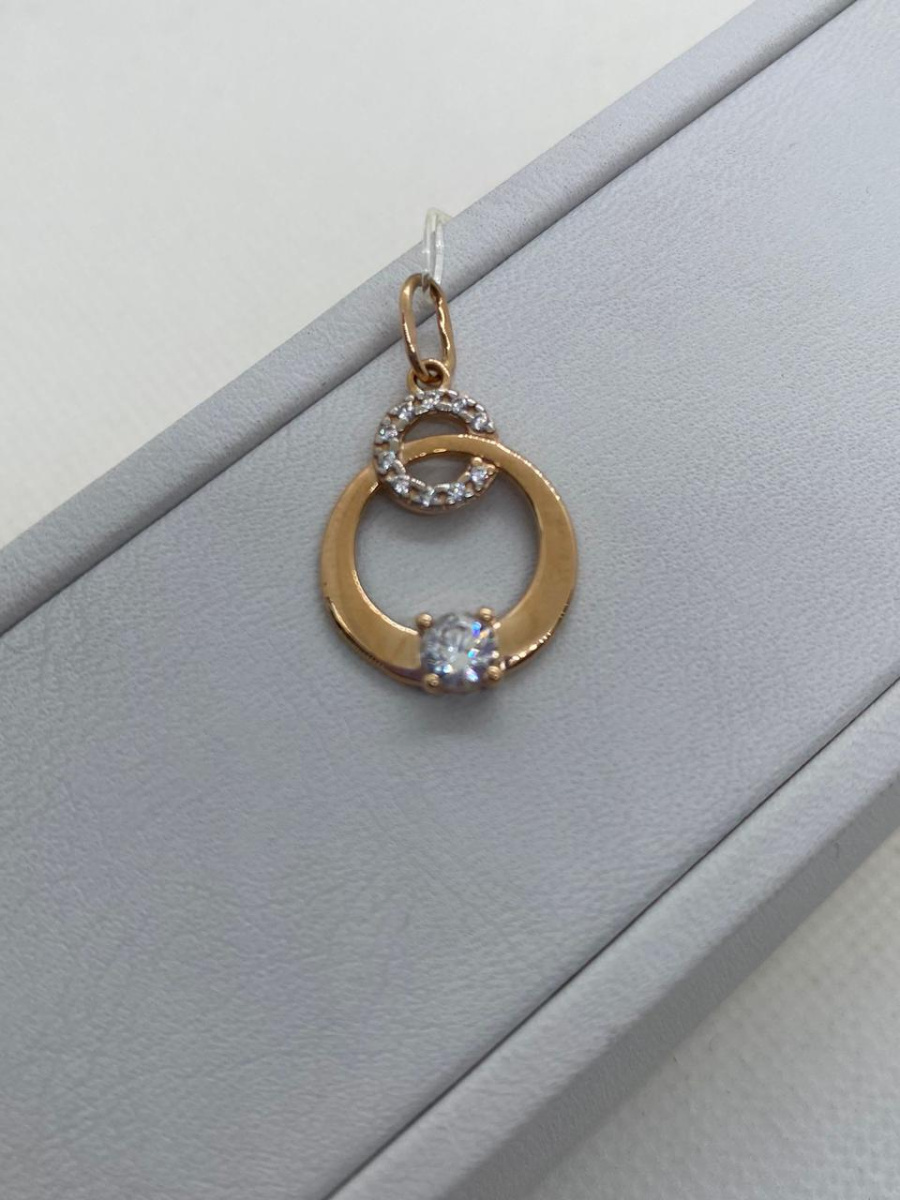 ПОДВЕСКА С КАМНЯМИ (Au 585)