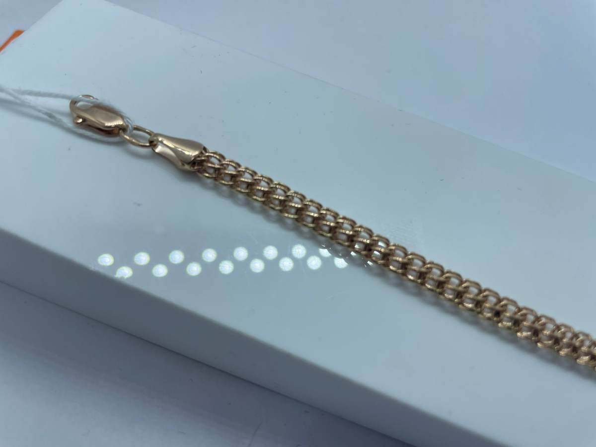 БРАСЛЕТ ПОЛНОВЕСНЫЙ Итальянка Au 585