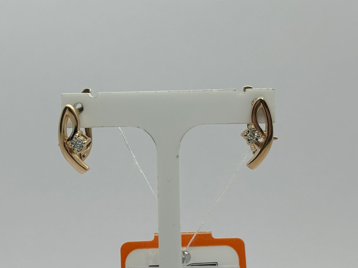 СЕРЬГИ БРИЛЛИАНТ (Au 585)