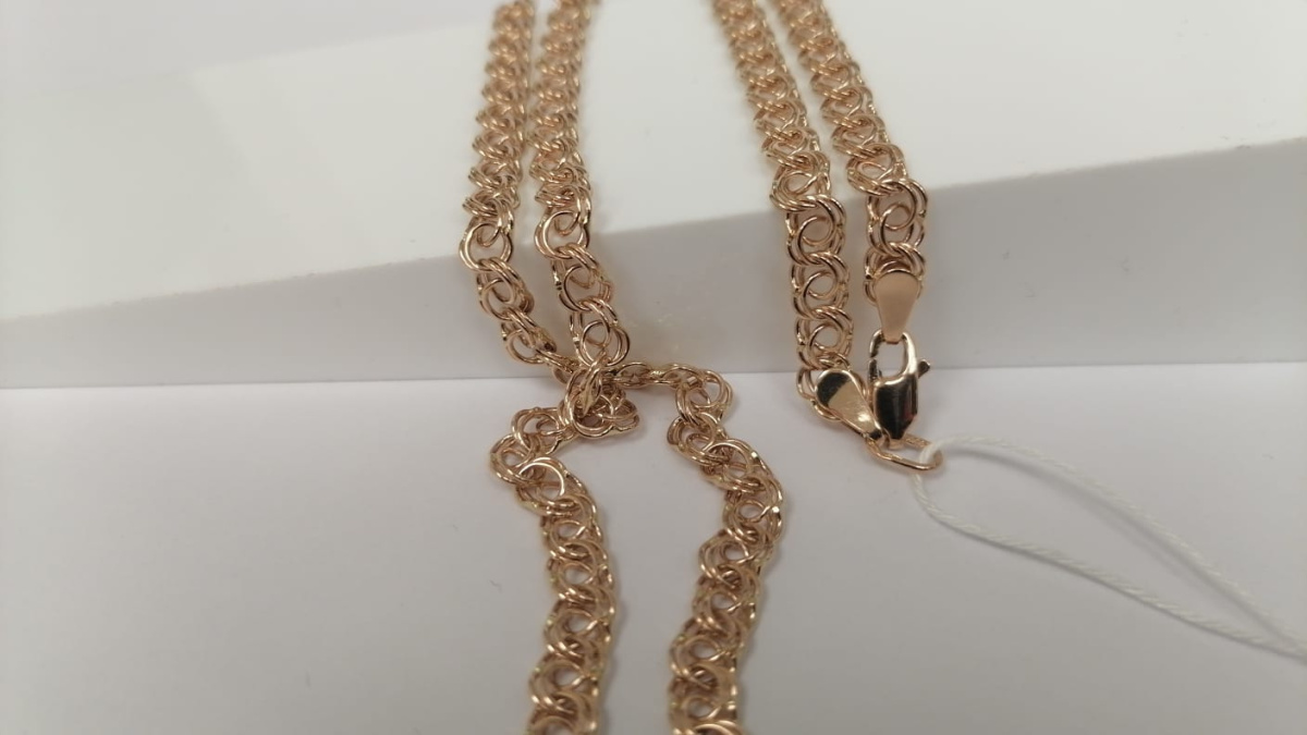 ЦЕПЬ ПОЛНОВЕСНАЯ Бисмарк (Au 585)