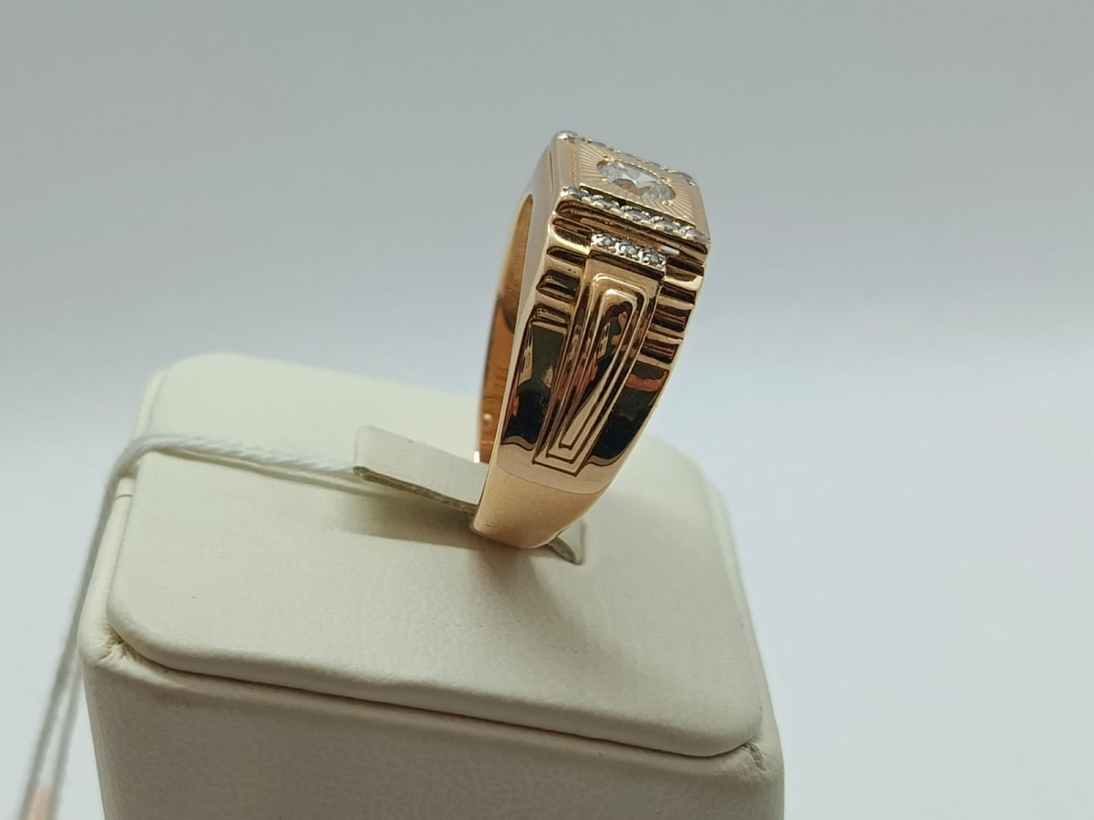 ПЕЧКМИ585 ПЕЧАТКА С КАМНЯМИ (Au 585)