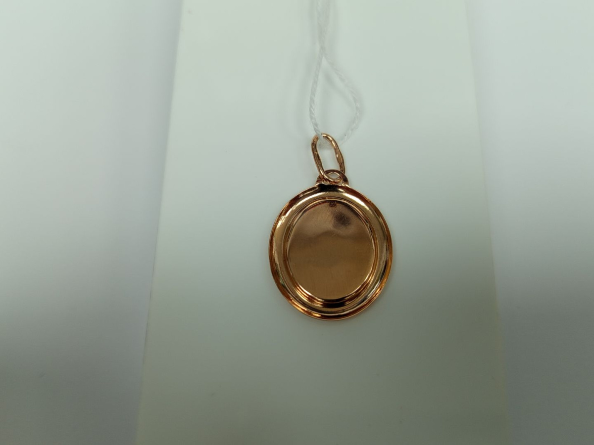 ПОДВЕСКА ИКОНА С КАМНЕМ (Au 585)