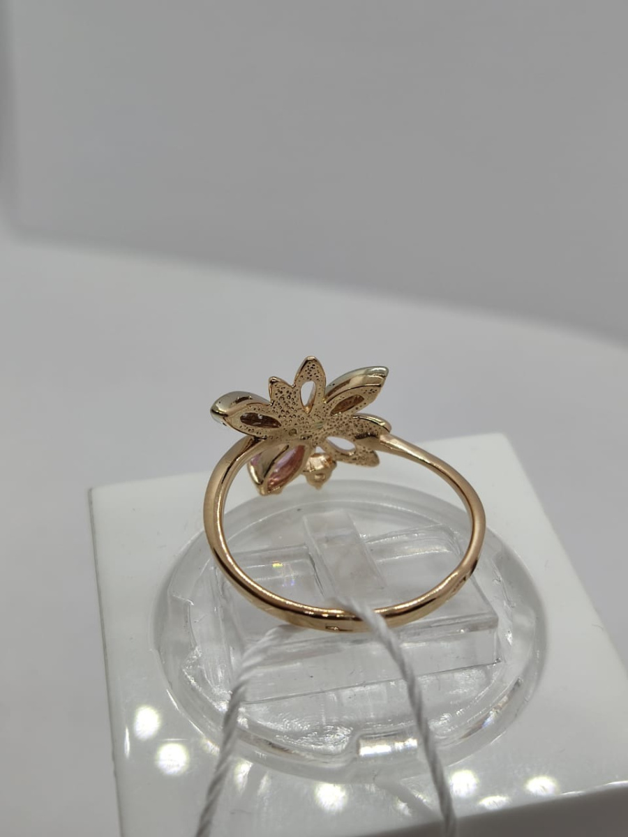 КОЛКМИ585 КОЛЬЦО С КАМНЯМИ (Au 585)