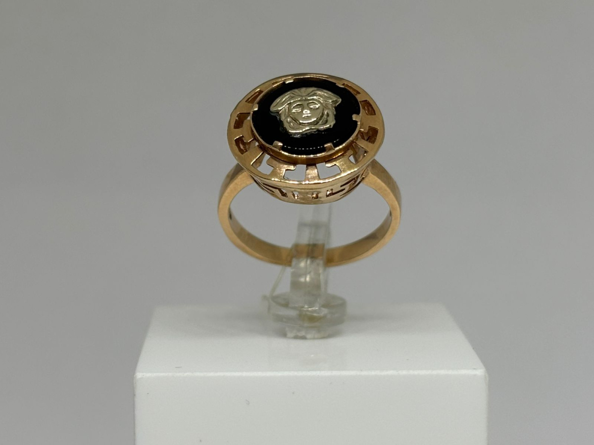 КОЛЬЦО ОНИКС (Au 585)