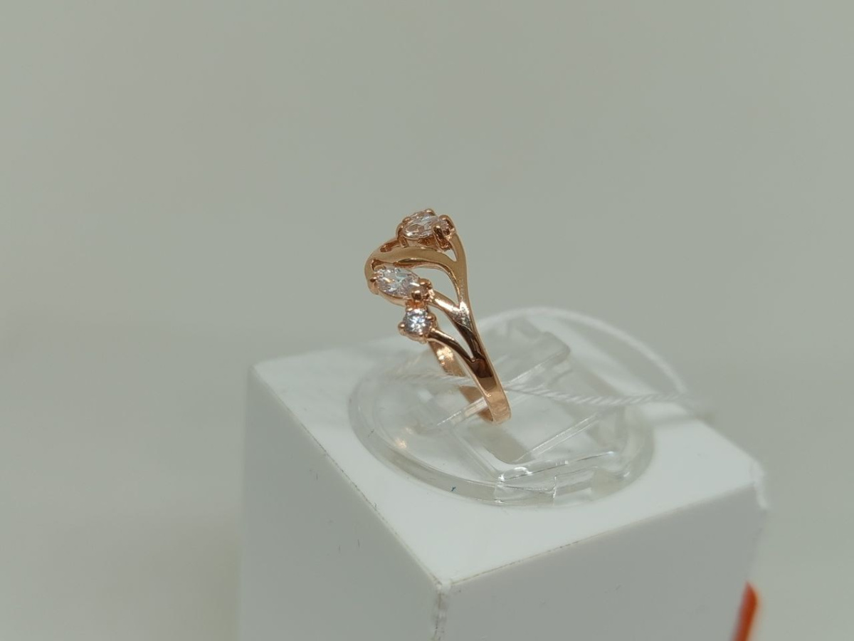 КОЛКМИ585 КОЛЬЦО С КАМНЯМИ (Au 585)