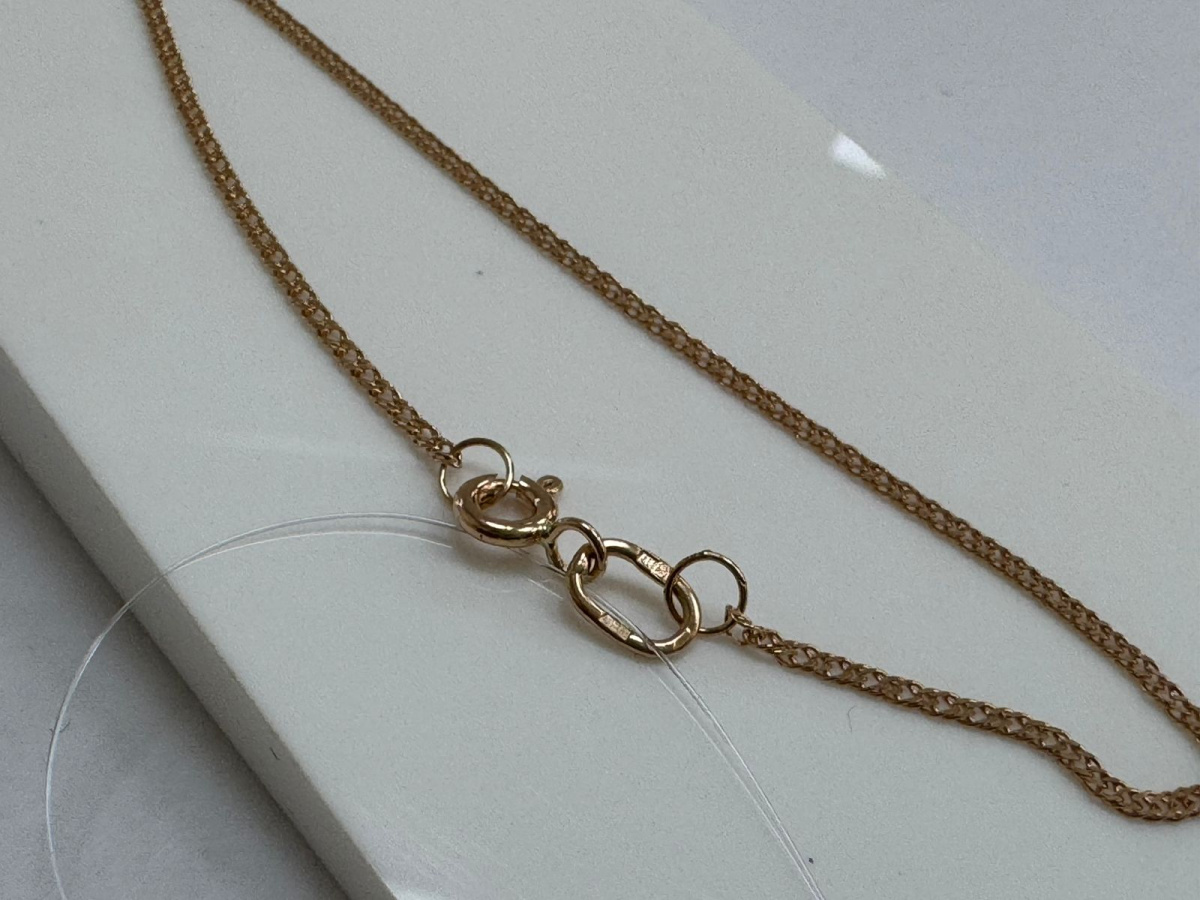 ЦЕПЬ ПОЛНОВЕСНАЯ Ромб двойной (Au 585)