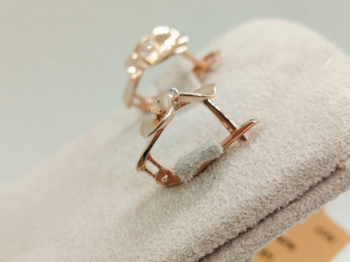 СЕРЬГИ С КАМНЕМ (Au 585)