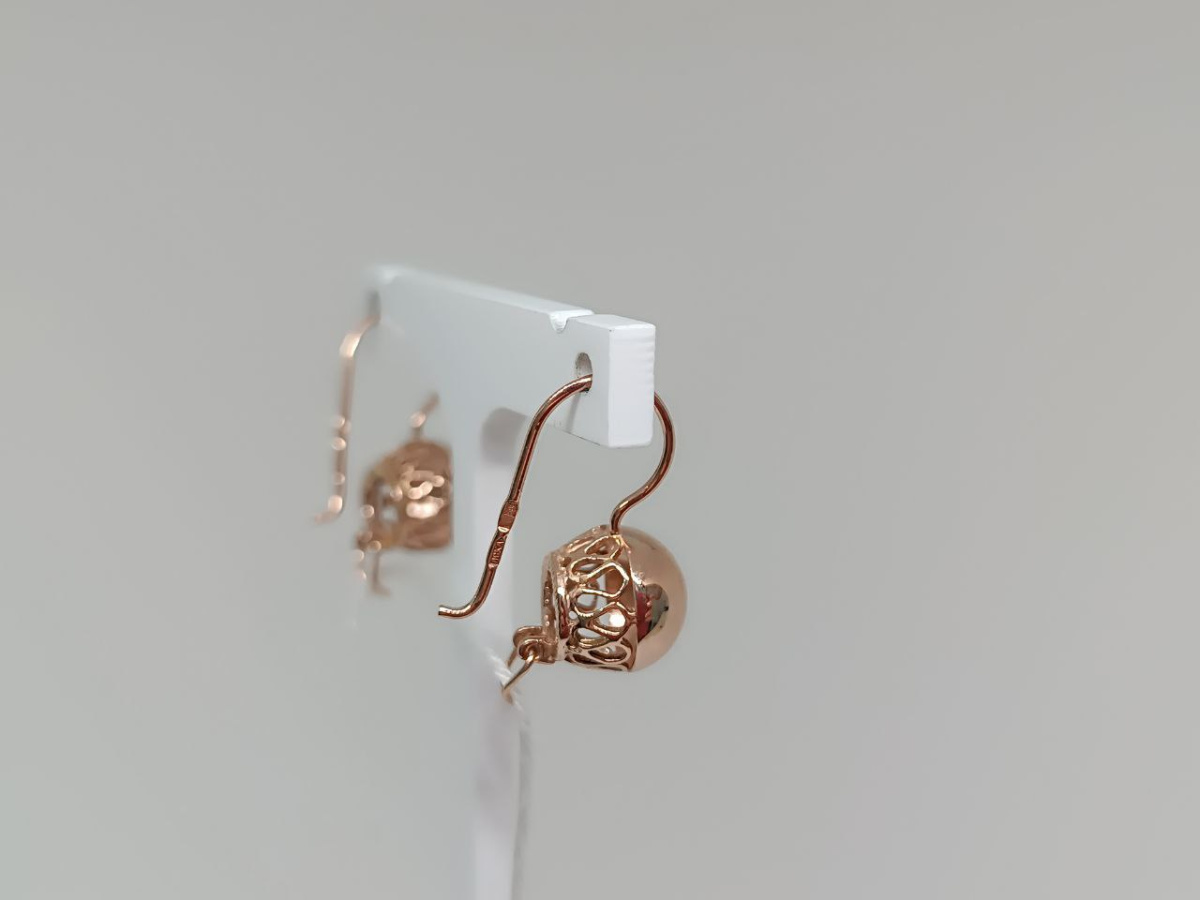 СШР585 СЕРЬГИ ШАРЫ (Au 585)