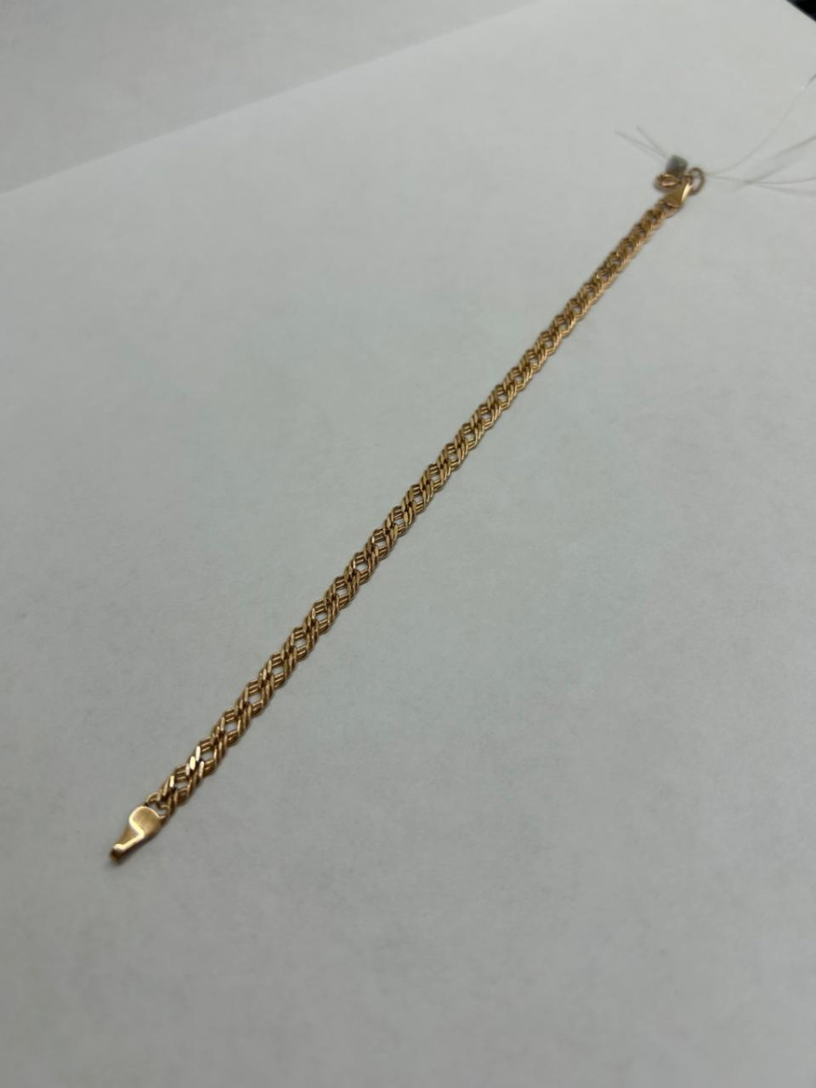 615505022 БРАСЛЕТ ПУСТОТЕЛЫЙ (Au 585)