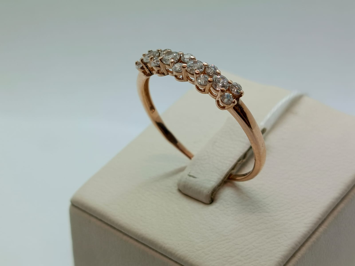 КОЛКМИ585 КОЛЬЦО С КАМНЯМИ (Au 585)