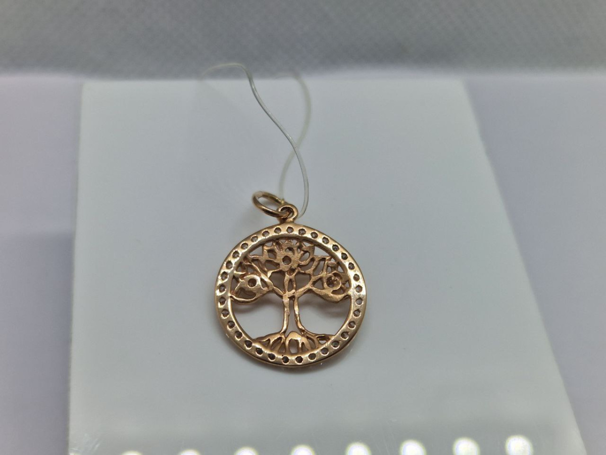 9900 ПОДВЕСКА С КАМНЯМИ (Au 585)