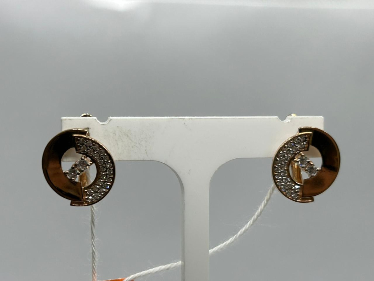 СЕРЬГИ С КАМНЯМИ (Au 585)