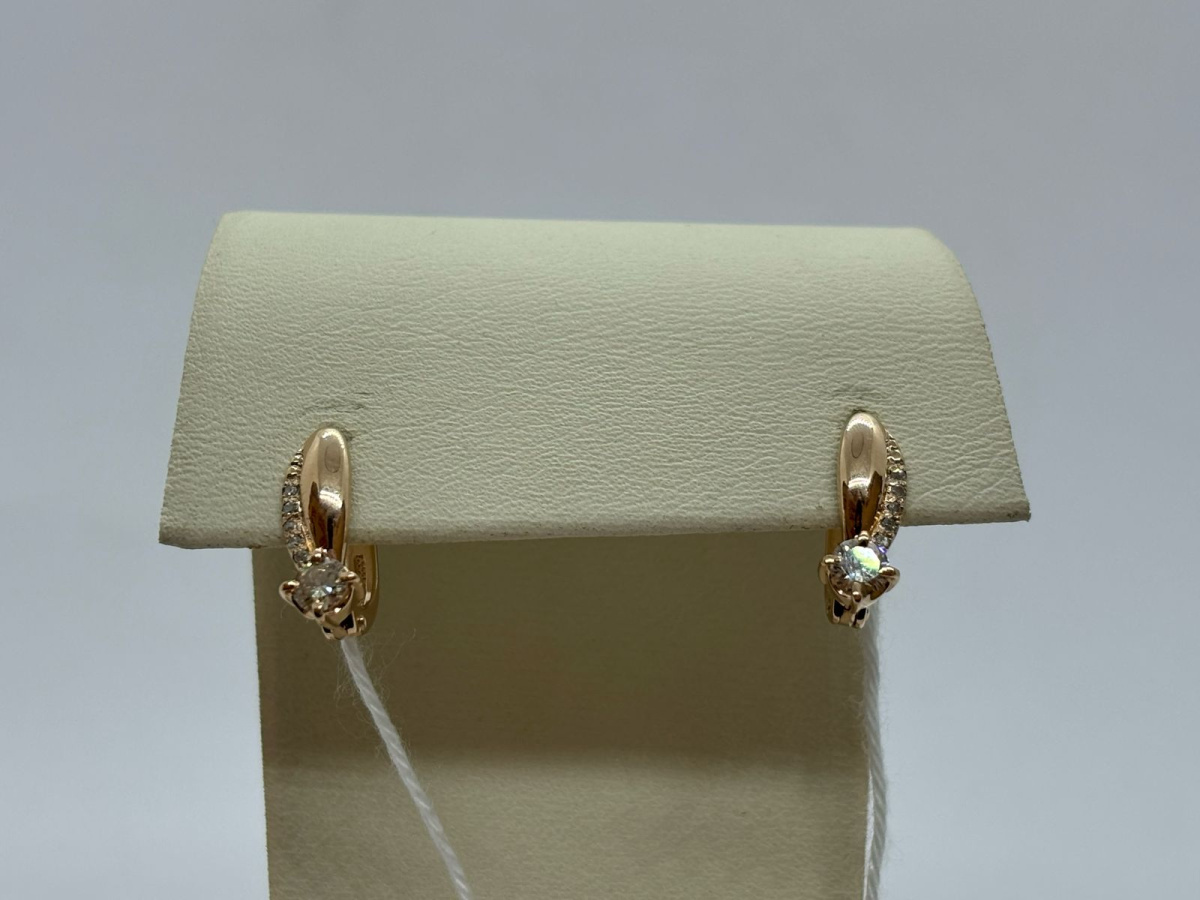 СЕРЬГИ БРИЛЛИАНТ (Au 585)