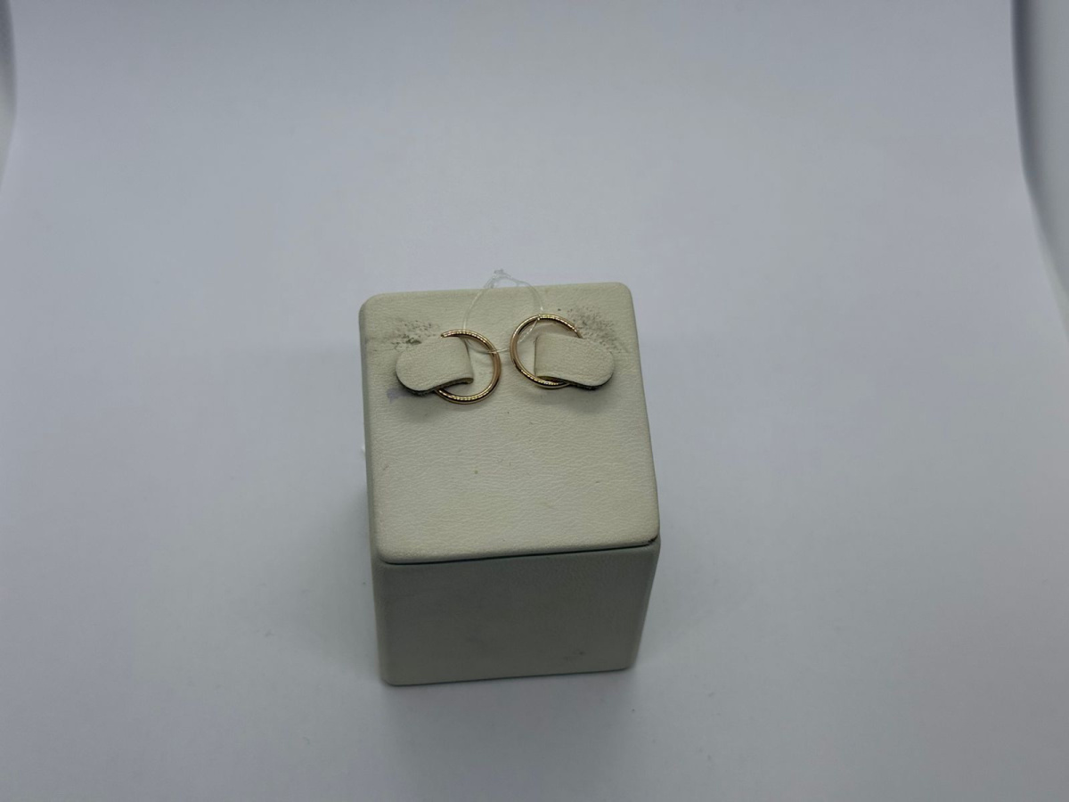 СЕРЬГИ КОНГО без камня (Au 585)