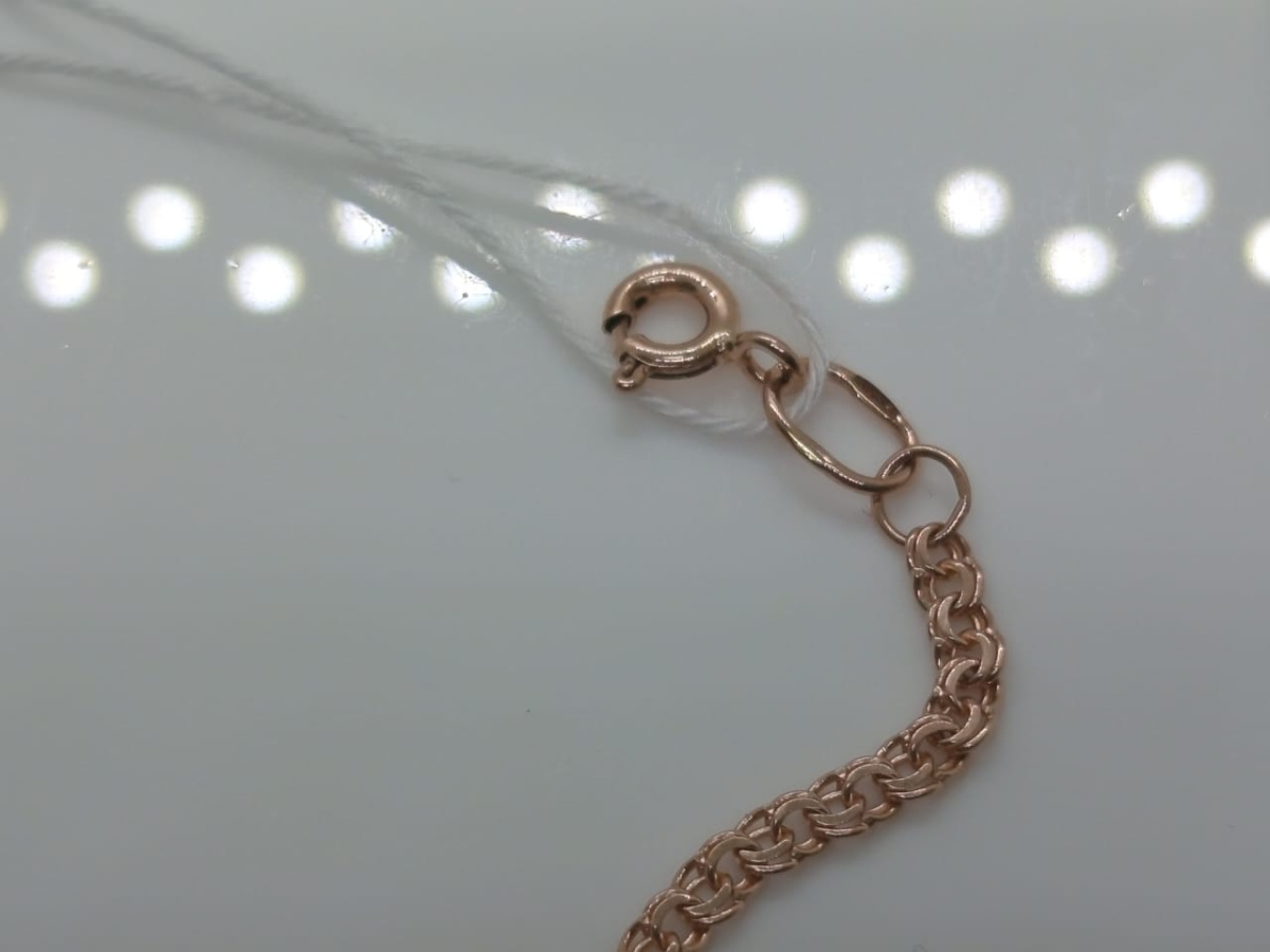 БЛБ585 БРАСЛЕТ ПОЛНОВЕСНЫЙ Бисмарк (Au 585)