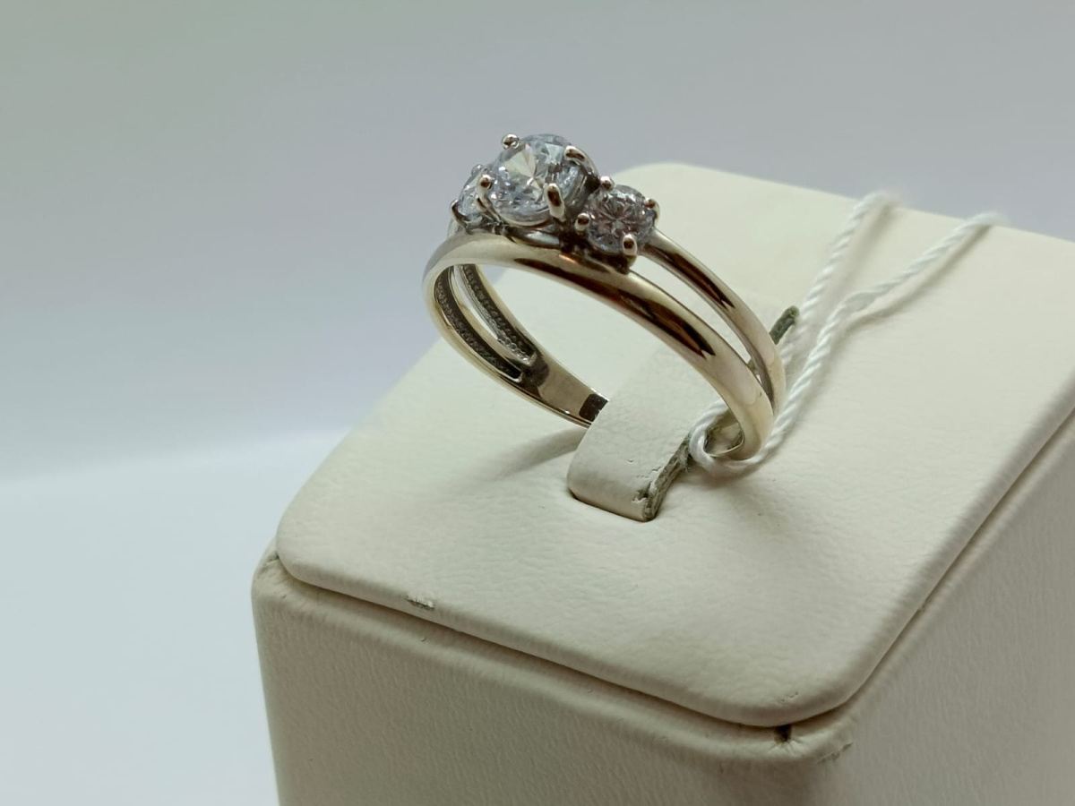 КОЛКМИ585 КОЛЬЦО С КАМНЯМИ (Au 585)