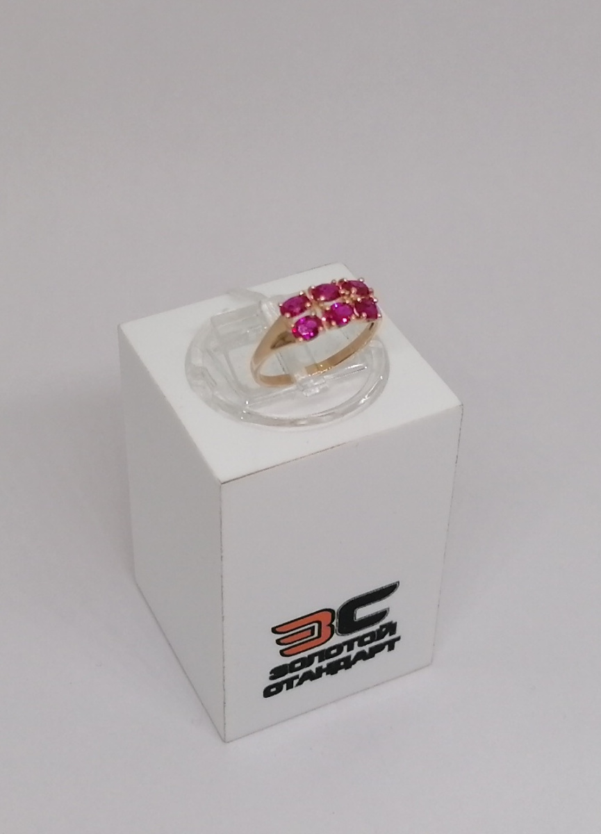 КОЛКМИ585 КОЛЬЦО С КАМНЯМИ (Au 585)