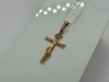 ПОДКБК585 ПОДВЕСКА КРЕСТ БЕЗ КАМНЯ (Au 585)