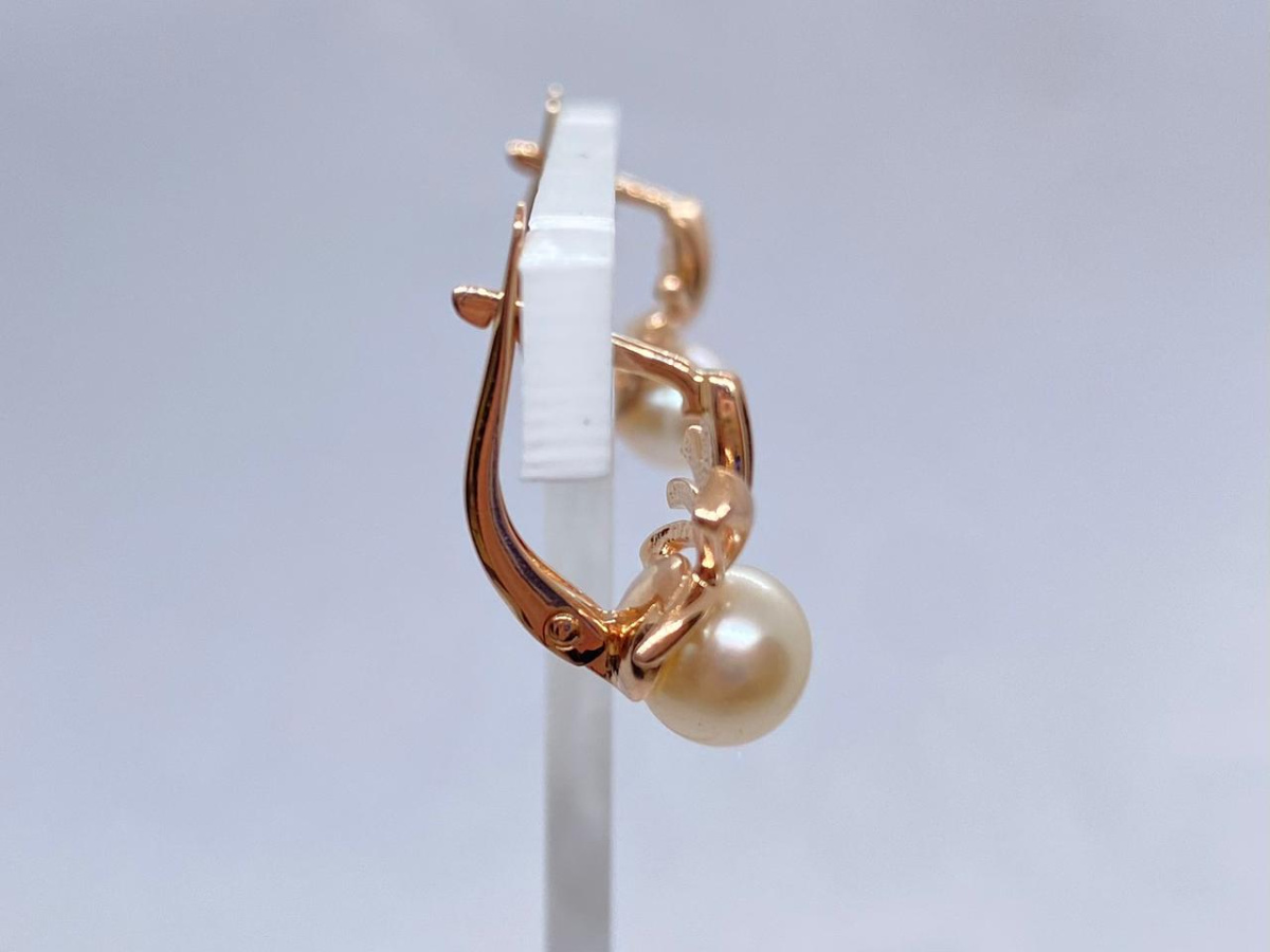 СЕРЬГИ С КАМНЕМ (Au 585)